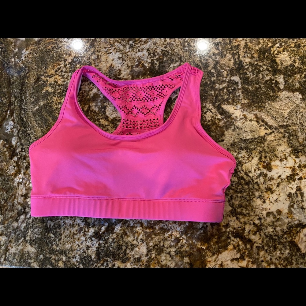 Zyia Hot Pink Bomber bra size medium